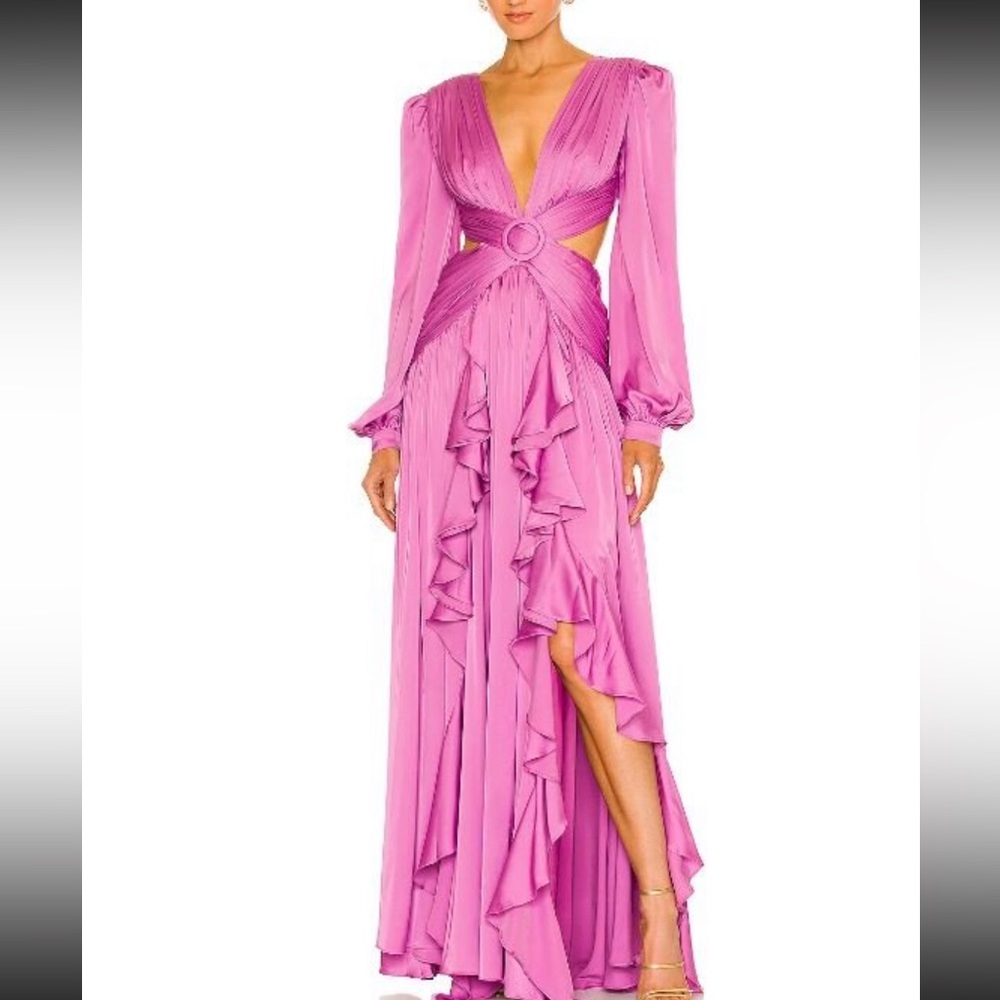 PatBo Orchid Cut Out Maxi Dress